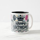 Cadeau d'anniversaire tasse à café (Devant droit)