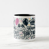 Cadeau d'anniversaire tasse à café (Centre)