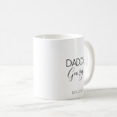Cadeau d'annonce de grossesse pour papa Tasse à ca (Devant droit)