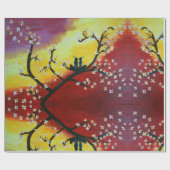 Cadeau Dans l'amour, les oiseaux, papier d'habillage (Plat)