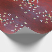 Cadeau Dans l'amour, les oiseaux, papier d'habillage (Coin)