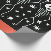 Cadeau DANSER SKELETON HALLOWEEN Wrapper Papier (Coin)