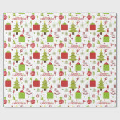 Cadeau Dansez ce papier d'emballage de Noël (Plat)