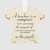 Cadeau d'appréciation de l'enseignant Un enseignan (dos)