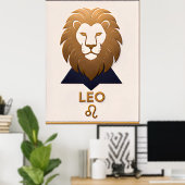 Cadeau d'astrologie décoration Lion zodiaque (Bureau à domicile)