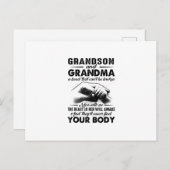 Cadeau dat de onbreekbare band tussen kleinkind en briefkaart (Voorkant / Achterkant)