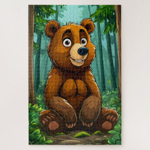 🧸 Cadeau d'aventure de puzzle de l'ours de la for