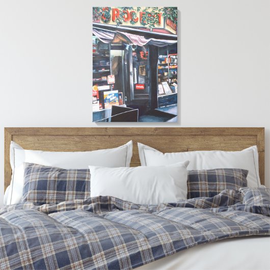 Cadeau Day Bekijk het verleden Canvas Afdruk (Insitu (Slaapkamer))