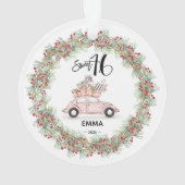 Cadeau de 16 ans anniversaire rose voiture (dos)