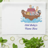 Cadeau de baby shower de serviette de rot de bébé (Plié)