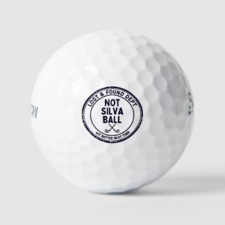 Cadeau de balle de golf drôle pour Silva