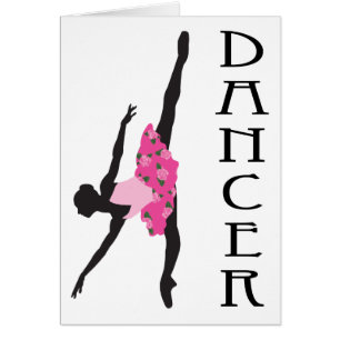 Cadeau de ballerine de silhouette de danseur