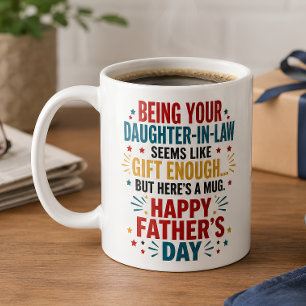 Cadeau de belle-fille Tasse à café drôle pour la f
