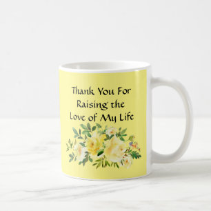 Cadeau de Belle-Mère Tasse à Café Jaune Fête des M
