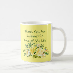 Cadeau de Belle-Mère Tasse à Café Jaune Fête des M