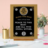 Cadeau de bénédiction pour bateau neuf (Mariage)