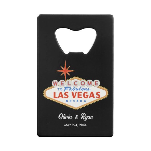Cadeau de bienvenue Mariage Las Vegas (Devant)