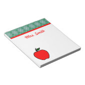 Cadeau de bloc-notes Apple personnalisé pour l'ens (Incliné)