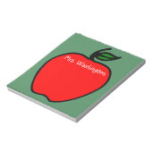 Cadeau de bloc-notes en forme de pomme pour enseig (Tourné)