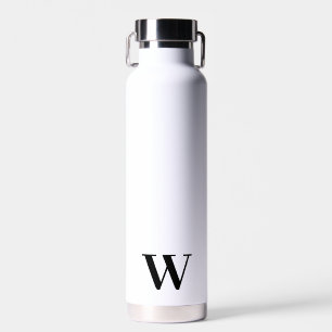 Cadeau de bouteille d'eau blanche de mariage minim