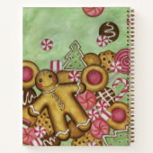 Cadeau de cahier de recettes de biscuits vintage (Dos)