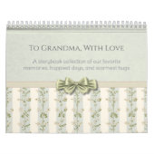 Cadeau de calendrier de conte de fées floral vinta (Protection)