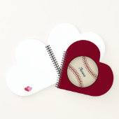 Cadeau de Carnet de baseball personnalisé (Intérieur)