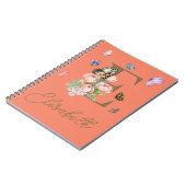 Cadeau de Carnet de papillon initial personnalisé (Côté gauche)