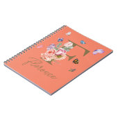 Cadeau de Carnet de papillon initial personnalisé (Côté gauche)