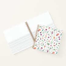 Cadeau de Carnet floral pour maman | Joli journal