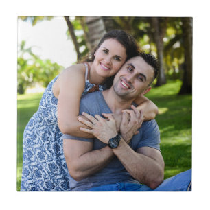 CADEAU DE CARREAUX DE PHOTO DE LA SAINT-VALENTIN