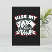 Cadeau de cartes de casino de joueur de poker As d (Debout devant)