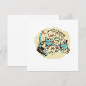 Cadeau de cartes de poker pour chats de casino de (Devant / Derrière)