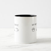 Cadeau de chat - Mes besoins sont simples Mug (Centre)
