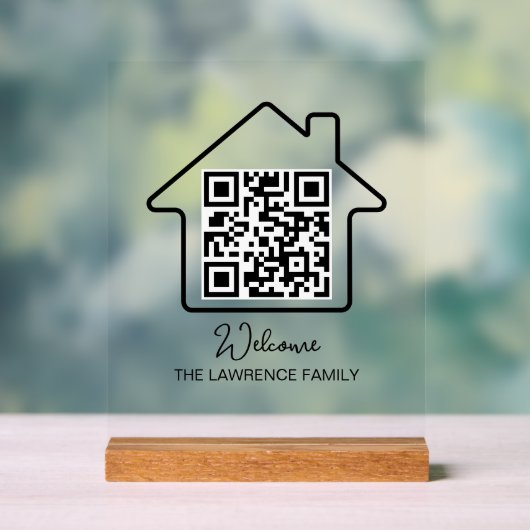 Cadeau de chauffage domestique | Code QR WiFi pers (Neutre)