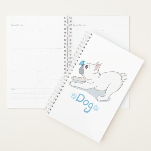 Cadeau de chien mignon | Chien drôle avec papillon (Devant avec enveloppe)