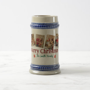 Cadeau de chope à bière personnalisée pour Noël av
