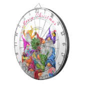 Cadeau de Cible de flechettes de Noël avec Gnomes (Devant droit)