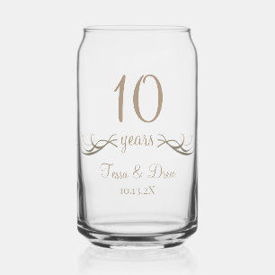 Cadeau de commémoration personnalisé pour le 10e a