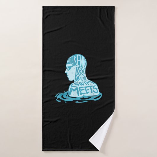Cadeau De Conception De La Nage Pour Les Cadeaux D (Serviette de bain)