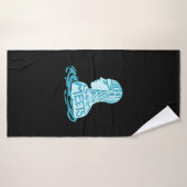 Cadeau De Conception De La Nage Pour Les Cadeaux D (Serviette de bain)