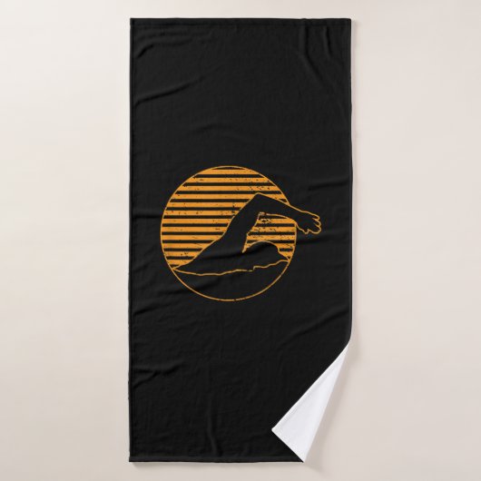 Cadeau De Conception Pour Les Amoureux De La Nage (Serviette de bain)