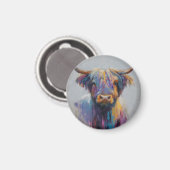 Cadeau de Coo Highland - Magnet de Vache Highland (Recto/Verso)