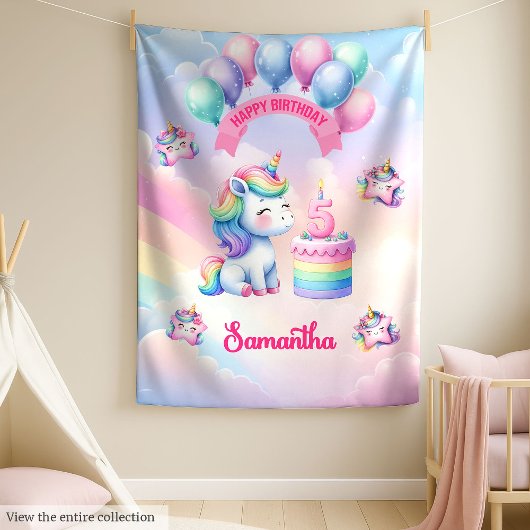 Cadeau de couverture de licorne magique pour fille