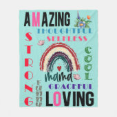 Cadeau de couverture personnalisé | Mère's Day Mam (Devant)