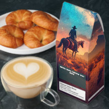 Cadeau de cowboy personnalisé de nuit de désert de