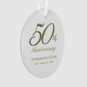 Cadeau de décoration commémorative pour 50e annive (devant)