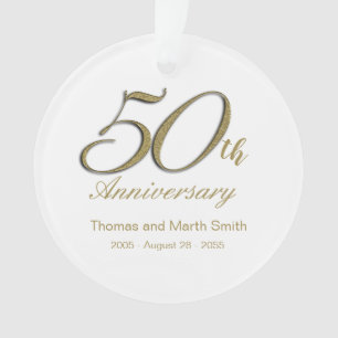 Cadeau de décoration commémorative pour 50e annive