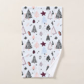 Cadeau de décoration d'arbre de Noël joyeux (Serviette à main)