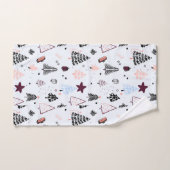 Cadeau de décoration d'arbre de Noël joyeux (Serviette à main)